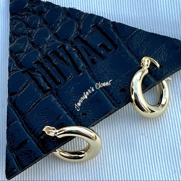 Luv Aj Mini Martina Hoop Earrings - Picture 5 of 9